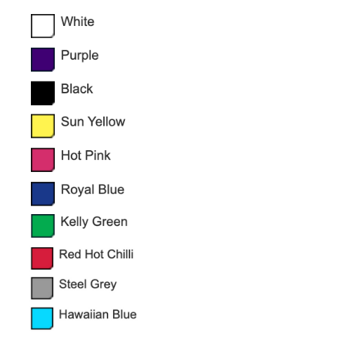 Pull Over Hoodie colour options
